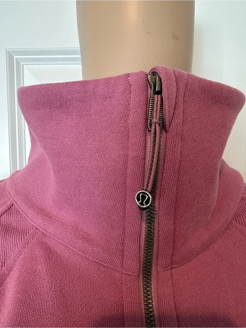 Heathered Mauve lululemon Scuba Half-Zip Pullover Sweatshirt size M/L